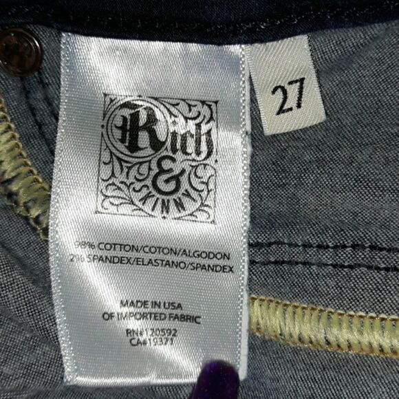 Rich & Skinny Skinny Jean's or Jeggings Size 27 - Picture 6 of 8